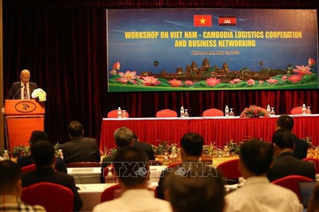 Buscan abordar dificultades para actividades logisticas Vietnam-Camboya hinh anh 1