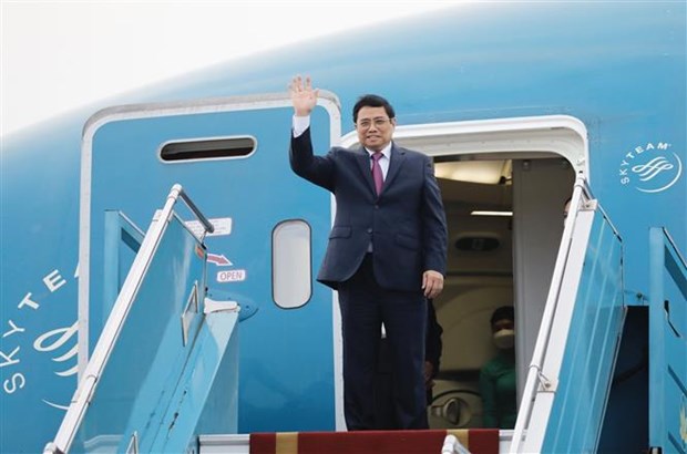 Premier de Vietnam viaja a Washington para asistir a Cumbre Especial ASEAN- Estados Unidos hinh anh 1