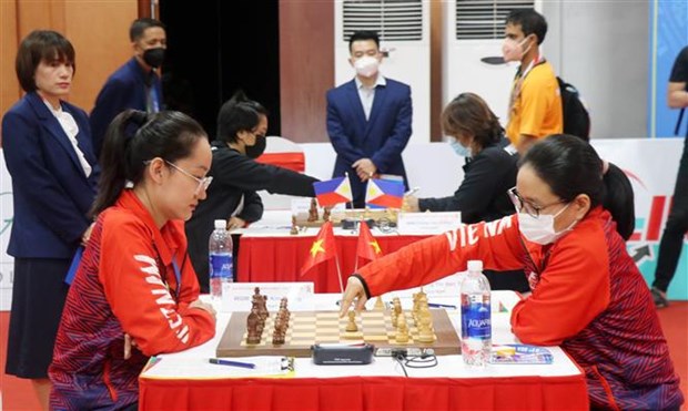 SEA Games 31: Vietnam se esfuerza por ganar cinco medallas de oro en ajedrez hinh anh 1