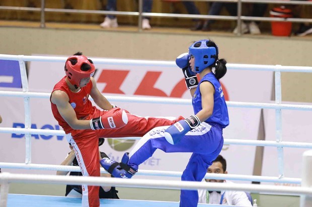 SEA Games 31: Equipo de kickboxing de Filipinas espera obtener oros hinh anh 1