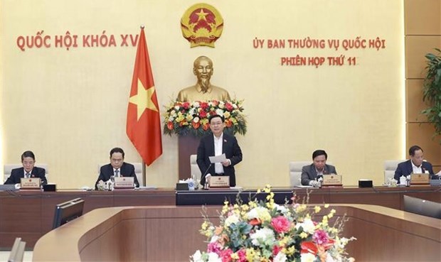Inauguran oncena reunion del Comite Permanente del Parlamento vietnamita hinh anh 1
