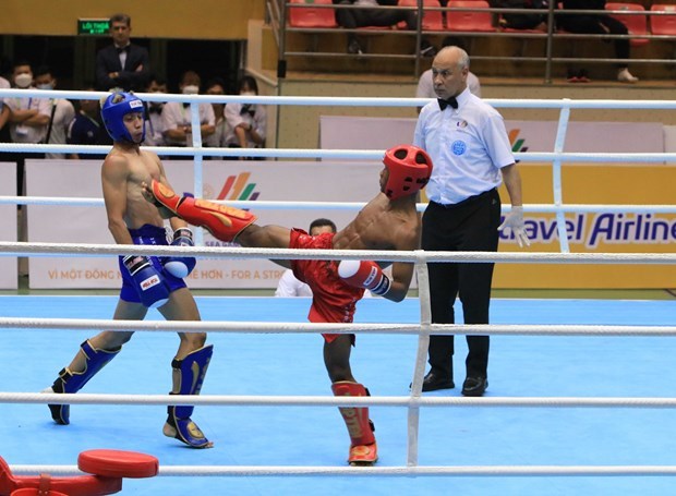 SEA Games 31: Camboya aspira a conseguir medallas en kickboxing hinh anh 1