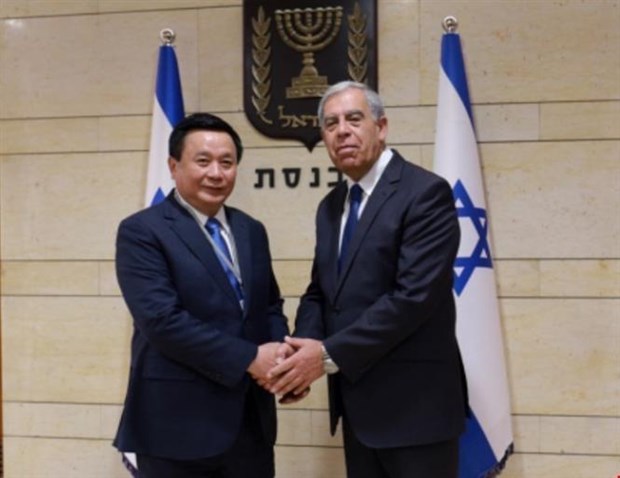 Delegacion del Partido Comunista de Vietnam realiza visita de trabajo en Israel hinh anh 1