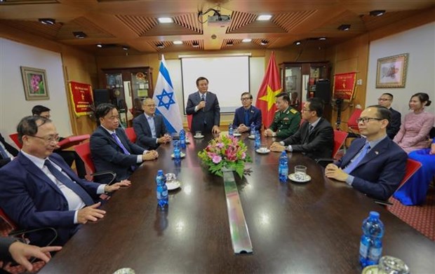 Delegacion del Partido Comunista de Vietnam realiza visita de trabajo en Israel hinh anh 2