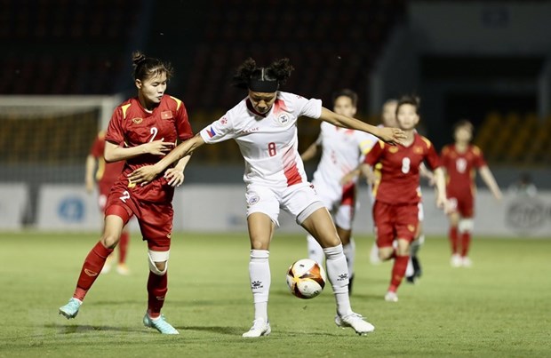 SEA Games 31: Futbol femenino vietnamita logra victoria ante Filipinas hinh anh 1