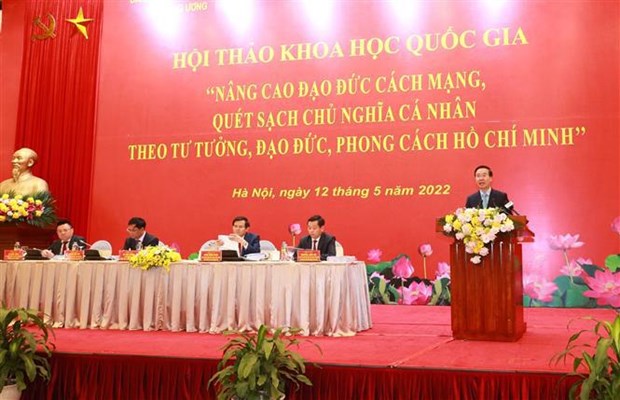 Debaten en Hanoi sobre continuidad del pensamiento, moralidad y estilo del Presidente Ho Chi Minh hinh anh 1