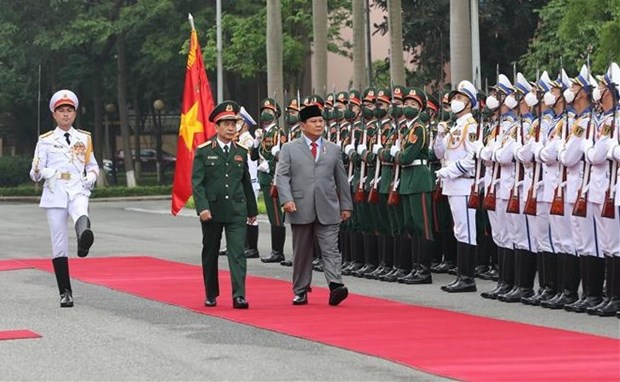 Ministro de Defensa de Indonesia visita Vietnam hinh anh 1