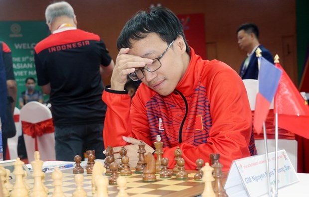 SEA Games 31: Seleccion vietnamita de ajedrez conquista primera medalla de oro hinh anh 1