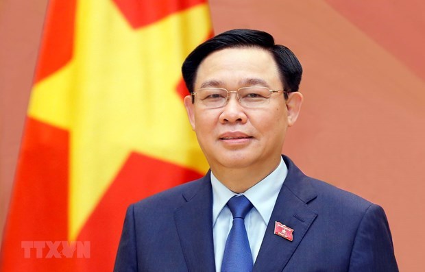 Presidente del Parlamento vietnamita realiza visita oficial a Laos hinh anh 1