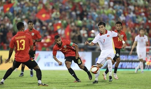 SEA Games 31: Vietnam gana de manera convincente 2-0 ante Timor Leste hinh anh 1