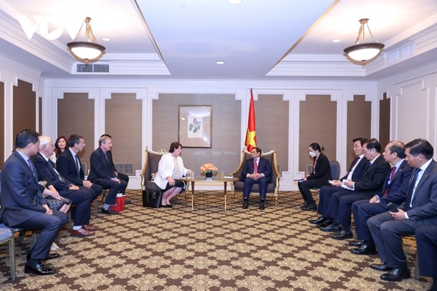 Premier vietnamita se reune con empresarios y cientificos compatriotas en Estados Unidos hinh anh 3