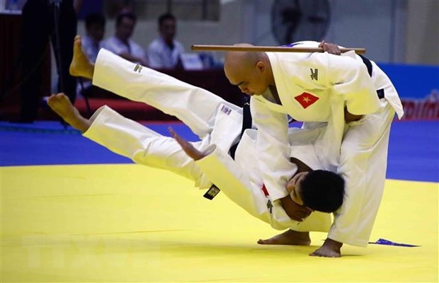 SEA Games 31: judokas vietnamitas ganan dos medallas de oro en primer dia de competencia hinh anh 1
