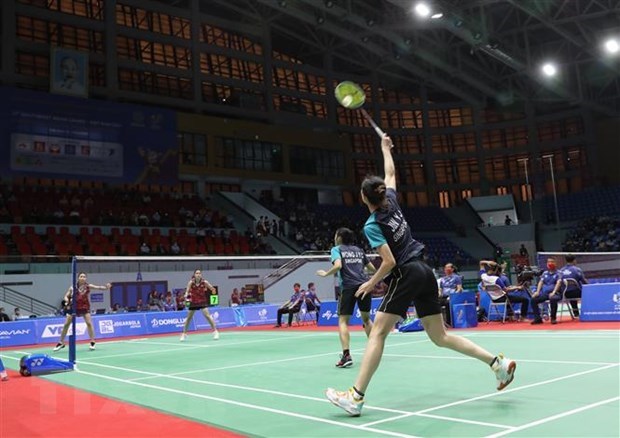 Tailandia triunfa en el badminton de SEA Games 31 hinh anh 1