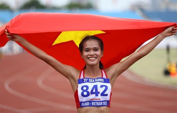 SEA Games 31: Atletismo vietnamita supera la meta con dos medallas de oro hinh anh 1