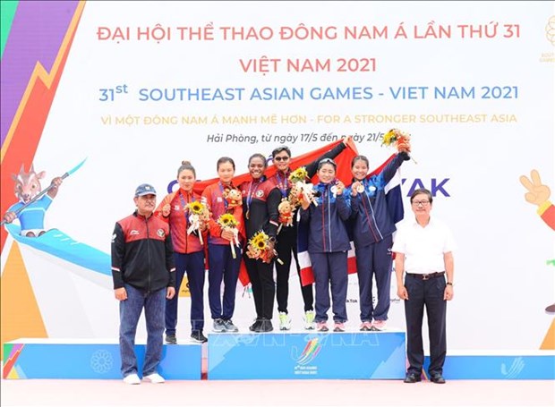 SEA Games 31: Remeros de Vietnam, Tailandia e Indonesia cosechan medallas de oro hinh anh 1
