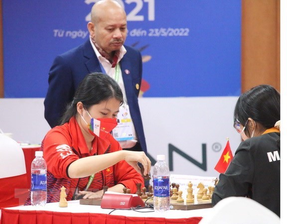 SEA Games 31: Vietnam se lleva oros en ajedrez relampago individual hinh anh 1