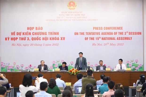 Parlamento de Vietnam iniciara su tercer periodo de sesiones la proxima semana hinh anh 1