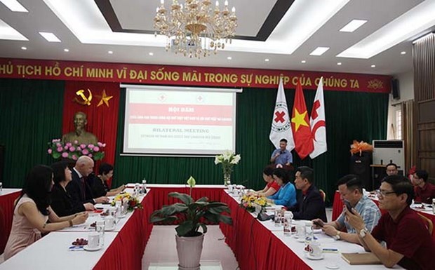 Organizaciones de Cruz Roja de Vietnam y Canada promueven cooperacion hinh anh 1