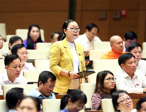 Parlamento vietnamita discutira manana borrador de Ley de Policia Movil hinh anh 1