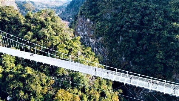 Puente de cristal Bach Long, nuevo destino turistico en provincia vietnamita hinh anh 1
