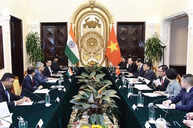 Vietnam y la India efectuan duodecima consulta politica y noveno dialogo estrategico hinh anh 1