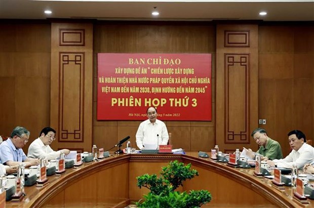 Presidente de Vietnam exige prestar mayor atencion a construccion de Estado de derecho hinh anh 1