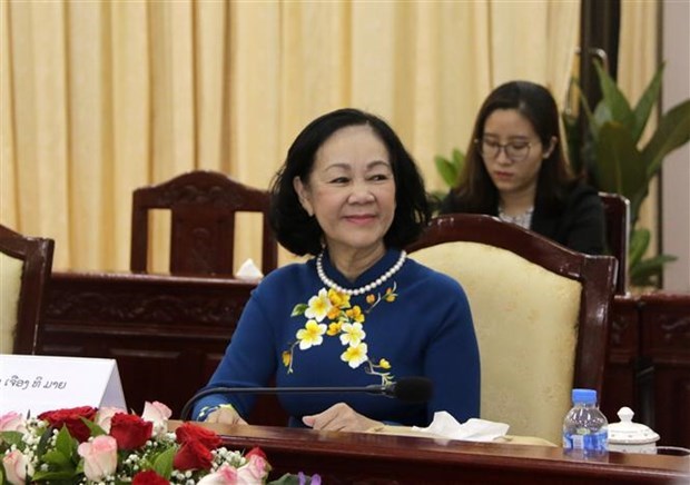 Dirigente partidista de Vietnam realiza visita a la provincia laosiana hinh anh 1
