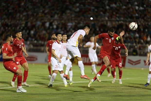 Futbolista vietnamita brilla con dos goles en triunfo frente Afganistan hinh anh 1