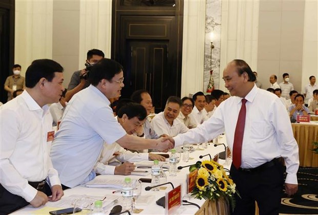 Presidente dirige reunion sobre construccion de Estado de derecho de Vietnam hinh anh 2