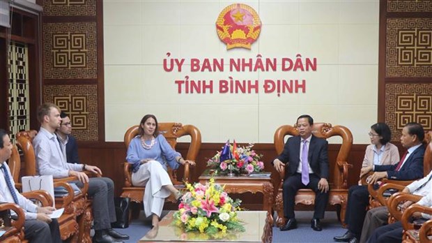 Embajadora de Nueva Zelanda realiza visita a provincia vietnamita hinh anh 1