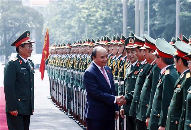 Presidente vietnamita destaca papel de empresas militares hinh anh 2