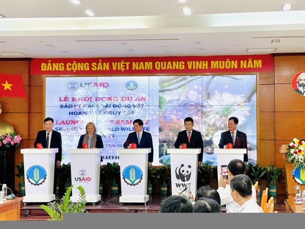 Inician en Vietnam proyecto de proteccion de vida silvestre en peligro de extincion hinh anh 1