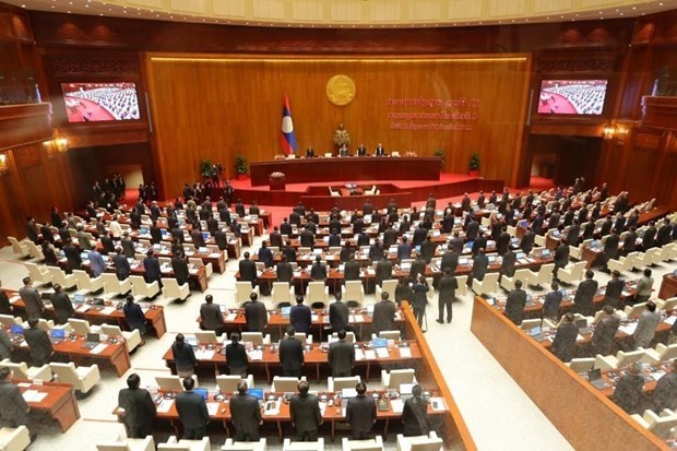 Laos inaugura tercer periodo de sesiones del Parlamento de la IX legislatura hinh anh 1