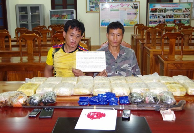 Dos redes transnacionales de narcotraficantes desmanteladas en provincia vietnamita hinh anh 1