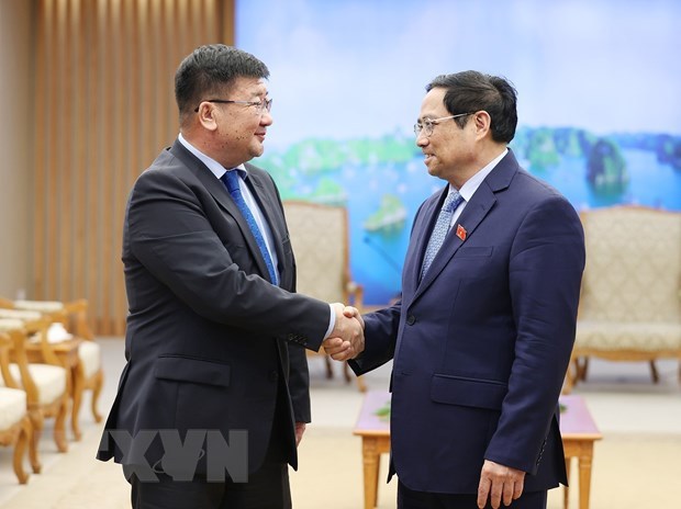 Primer ministro de Vietnam recibe a embajadores de Egipto y Mongolia hinh anh 2