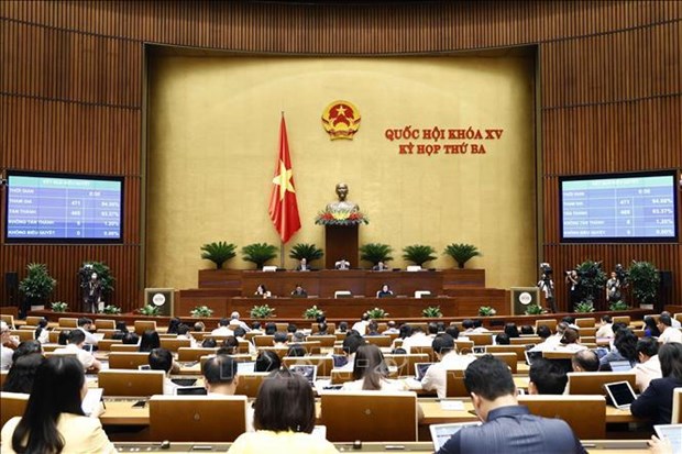 Ultima jornada de trabajo del tercer periodo de sesiones del Parlamento vietnamita hinh anh 1