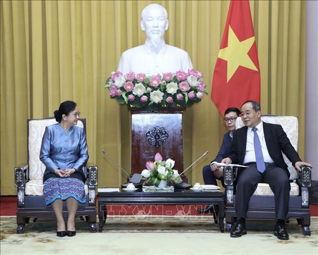 Oficinas presidenciales de Vietnam y Laos fortalecen lazos hinh anh 1