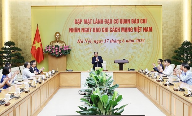 Premier vietnamita: Prensa es una de las fuerzas de primera linea hinh anh 1
