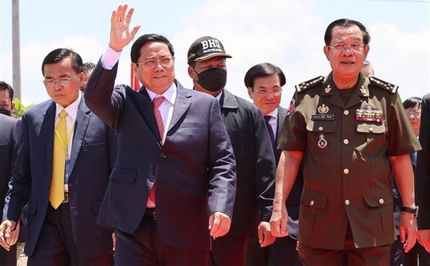 Vietnam y Camboya trabajan por profundizar amistad y cooperacion integral hinh anh 1