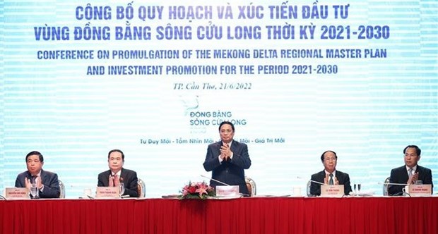 Premier vietnamita preside Conferencia sobre planificacion del delta del Mekong hinh anh 1