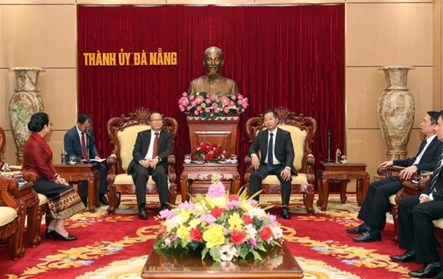 Promueven la amistad y cooperacion entre Da Nang y localidades laosianas hinh anh 1