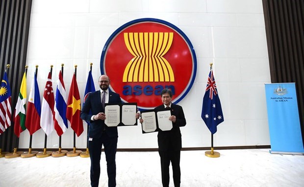 ASEAN y Australia firman memorando de entendimiento sobre Iniciativa de Futuros de agrupacion hinh anh 1