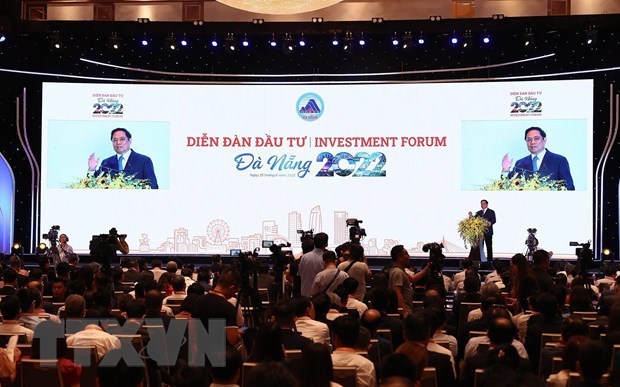 Premier vietnamita asiste al Foro de Inversion Da Nang 2022 hinh anh 1