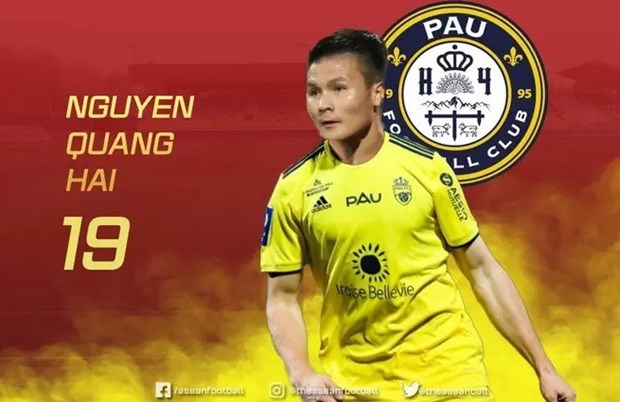 Quang Hai firmara contrato con club Pau FC, segunda division de futbol frances hinh anh 1