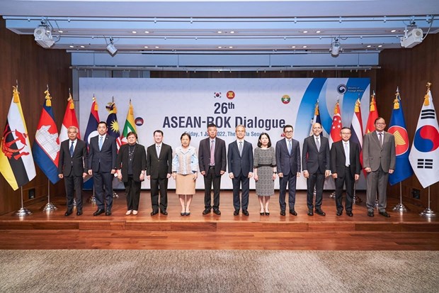 ASEAN y Corea del Sur efectuan dialogo sobre su cooperacion y temas de interes mutuo hinh anh 1