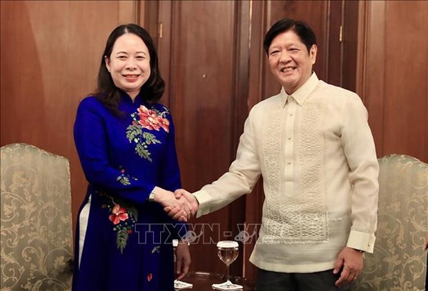 Vicepresidenta vietnamita se reune con nuevo presidente filipino hinh anh 1