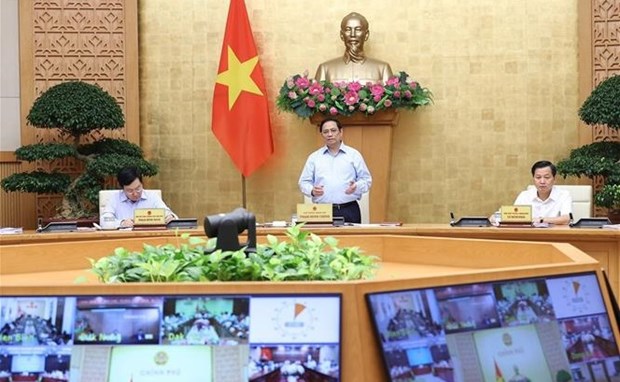 Inauguran en Vietnam videoconferencia del gobierno con las localidades hinh anh 1