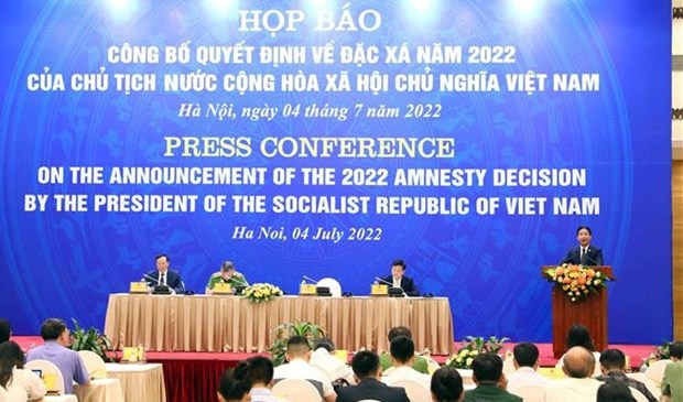 Publican decision de Presidente vietnamita sobre la amnistia en 2022 hinh anh 1