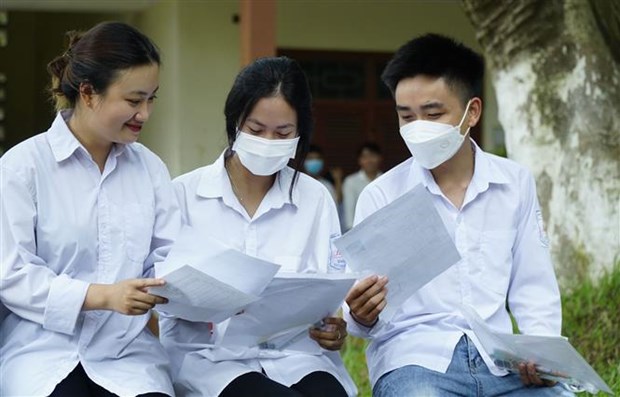 Inicia Vietnam examen de graduacion de bachillerato del ano escolar 2022 hinh anh 2