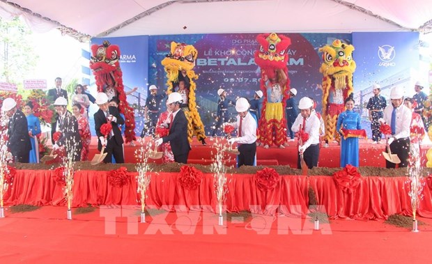 Inauguran construccion de planta de betalactamicos en provincia vietnamita hinh anh 1